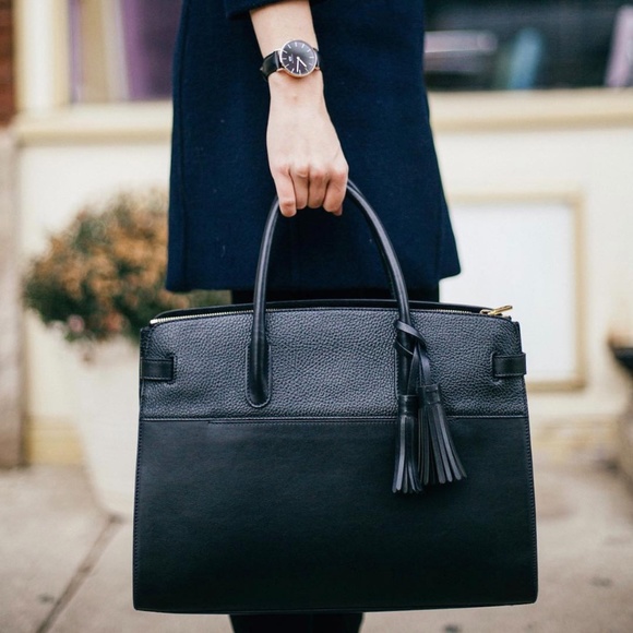 black work satchel